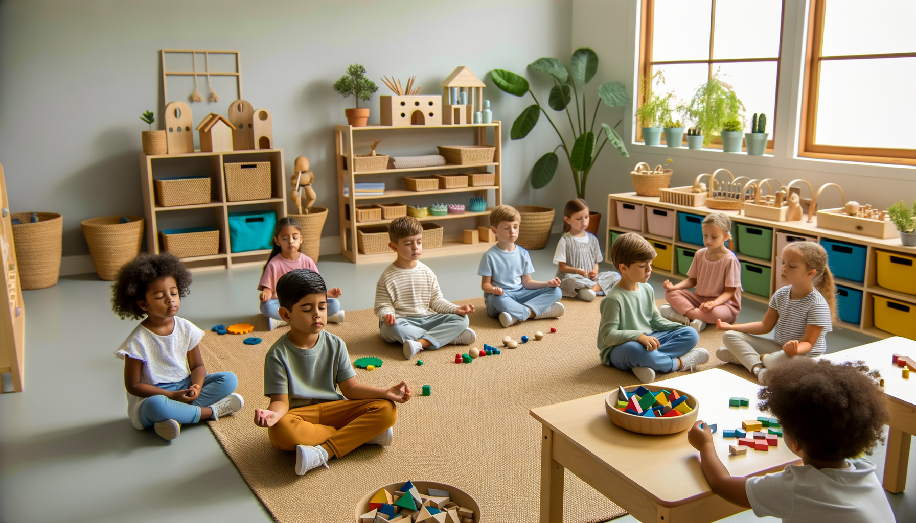 How Montessori Encourages Mindfulness in Children